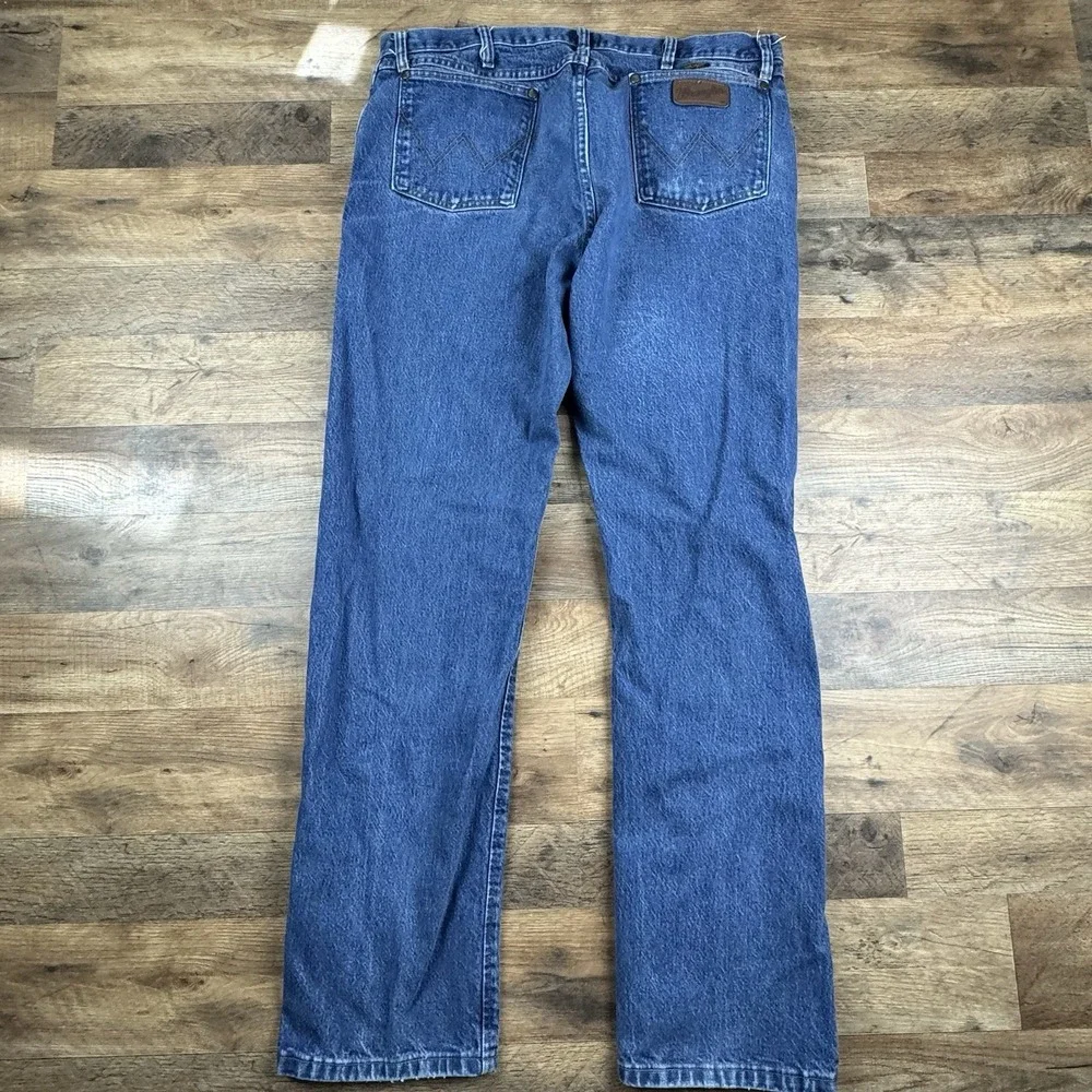 Wrangler Men's‎ 47MWZ Jeans Blue Size 38x34 Cowboy Regular Fit Western Rodeo